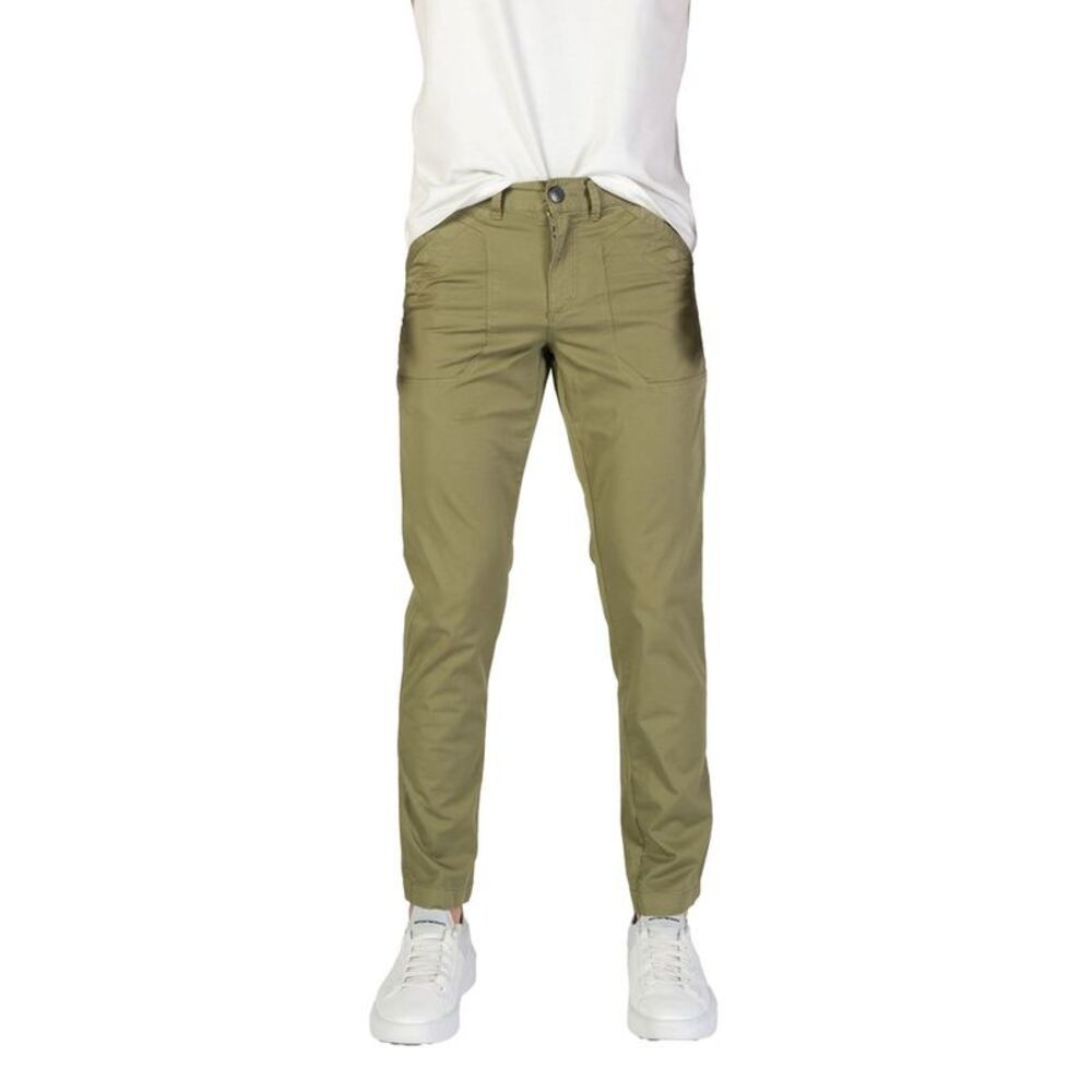 Refrigiwear Green Cotton Casual Men's Pants
